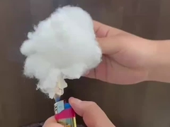 Włókno z poliestru nieszkodliwego dla ognia