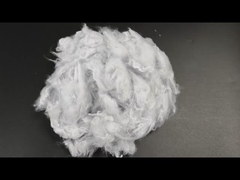 64 mm syntetyczne włókna ludzkie niskoprzepływowe poliester do poduszki