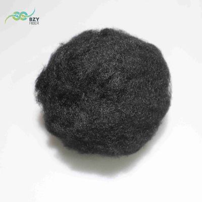 kupować 64 mm Czarny Dope Farbowany Recykling Nie silikonizowany Dope Farbowany Wizualne włókna produkcja online