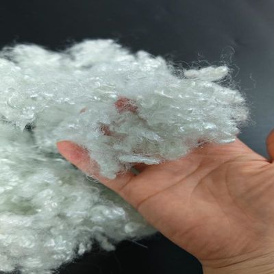 kupować Włókno HCS z recyklingu 7D*64mm Włókno podstawowe poliestrowe silikonizowane produkcja online