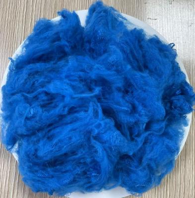 Dobra cena. Recycled Polyester Staple Fiber 1.5D 38mm Peacock Blue w Internecie