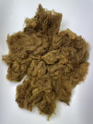 Dobra cena. Recycled Polyester Staple Fiber 1.5D Yellow Brown with 0.2% Oil Content for High Durability w Internecie