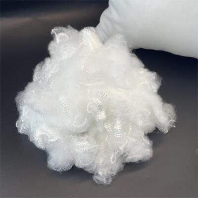 Dobra cena. Virgin Polyester Staple Fiber 1.33D 38mm White Optical Bright Hollow Conjugated for Textile and Home Use w Internecie