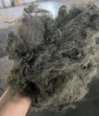 Dobra cena. Włókno podstawowe z poliestru z recyklingu 6D 51mm kawa zielona niska absorpcja wilgoci w Internecie
