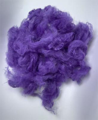 Dobra cena. Recycled Polyester Staple Fiber 2.5D 51mm Deep Purple with 0.2% Oil Content and 0.7-15dtex Fiber Fineness w Internecie