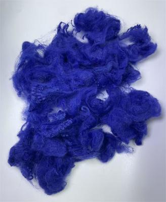 Dobra cena. Recycled Polyester Staple Fiber with 0.2% Oil Content and 0.7-15dtex Fineness in Sapphire Blue w Internecie