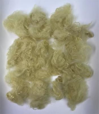 Dobra cena. Recycled Polyester Staple Fiber with 38-64mm Fiber Cut Length 0.4% Moisture Regain in Light Camel Color w Internecie