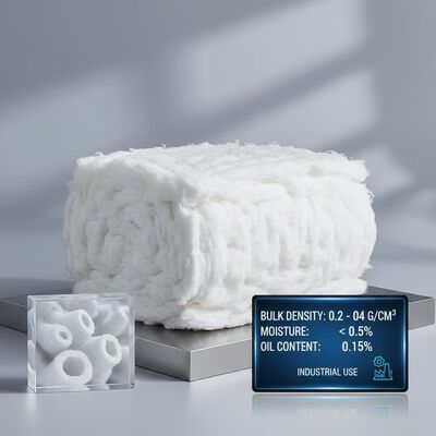 Dobra cena. Włókno poliestrowe krótkie o gęstości nasypowej od 0,02 do 0,04 g/cm³, wilgotności poniżej 0,5% i zawartości oleju 0,15% w Internecie