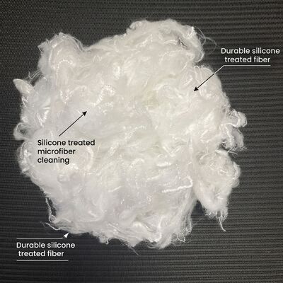 Dobra cena. Mikrofiber (obrobione olejem silikonowym),0,5D×32MM Mikrofiber obrobiony silikonem, Ultra Fine Super Soft Staple Fiber for Cleaning Cloth w Internecie